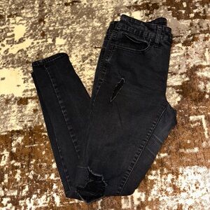 SO Black Skinny Jeans with Stretch